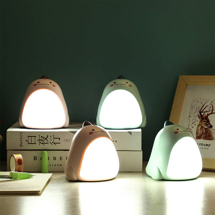 Søt dinosaur LED-nattlampe for barn