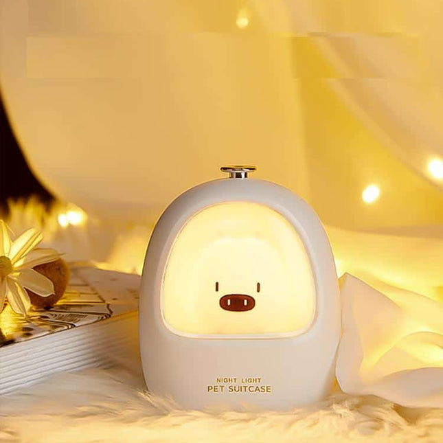 Søt dyre nattlampe med berøringssensor