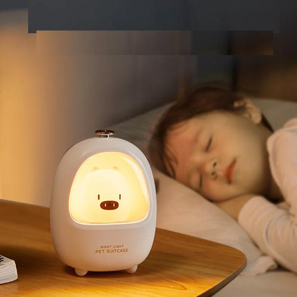 Søt dyre nattlampe med berøringssensor