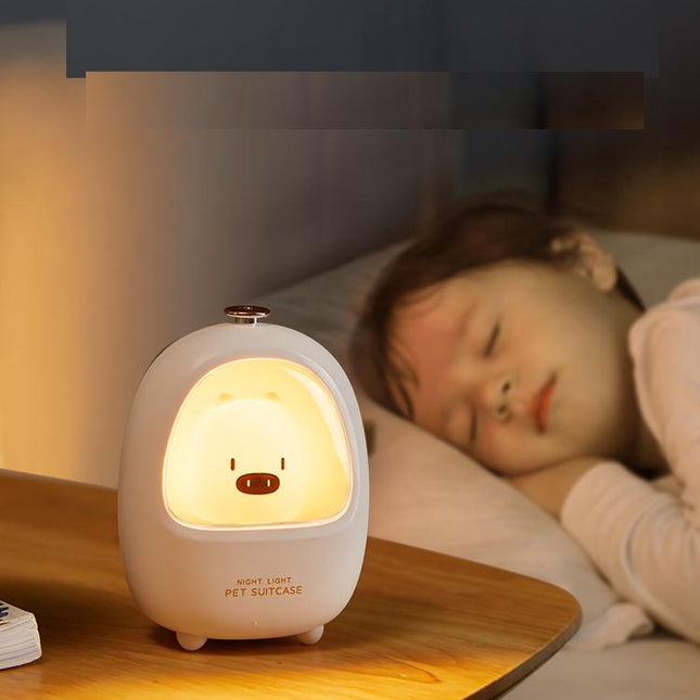 Søt dyre nattlampe med berøringssensor