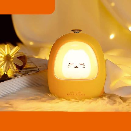 Søt dyre nattlampe med berøringssensor