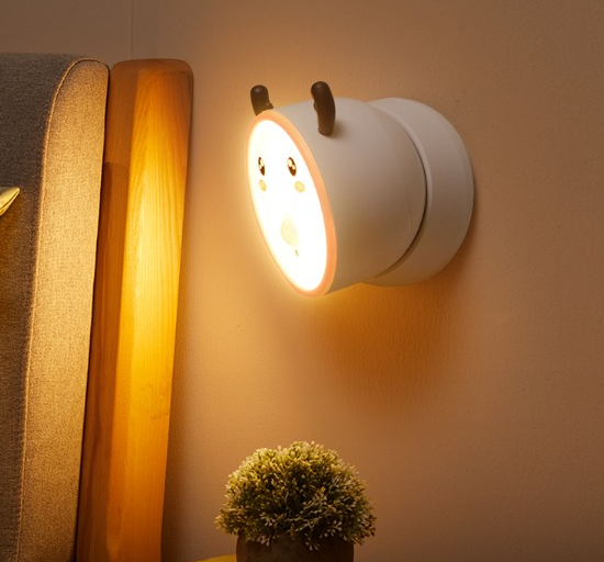 LED nattlampe hjort med berøringssensor