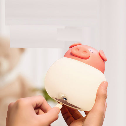 Oppladbar nattlampe gris med touch