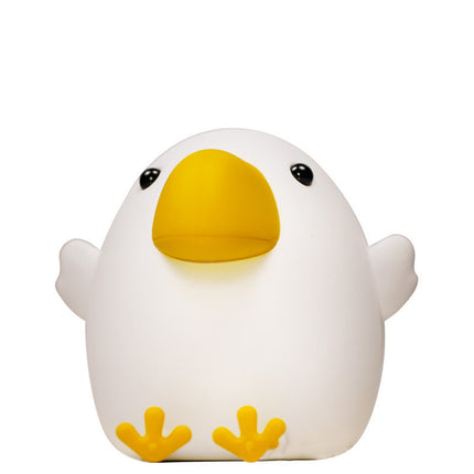 Nattlampe i silikon søt fuglefigur