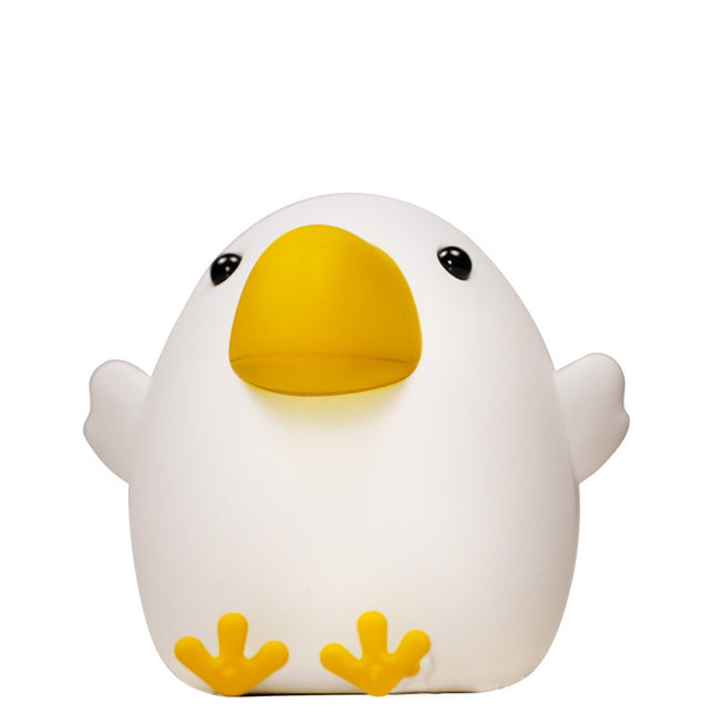 Nattlampe i silikon søt fuglefigur