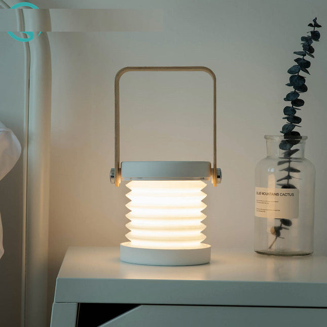Sammenleggbar og dimbar LED-lanterne