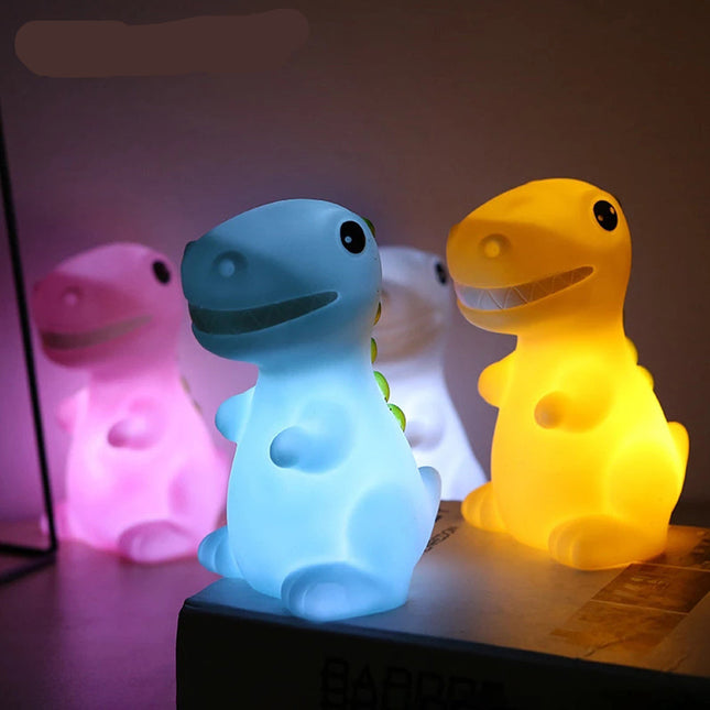 Mini T-Rex nattlys LED for barn