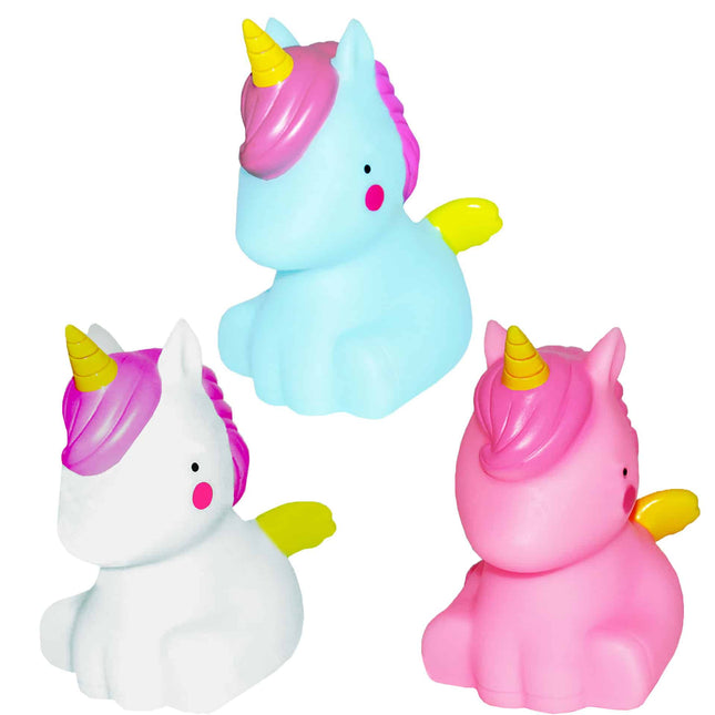 Søt mini enhjørning LED nattlampe