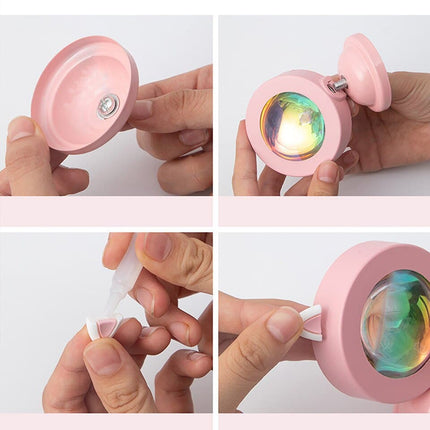 Mini USB LED nattlampe 15 farger