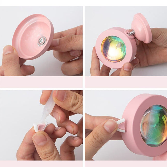 Mini USB LED nattlampe 15 farger