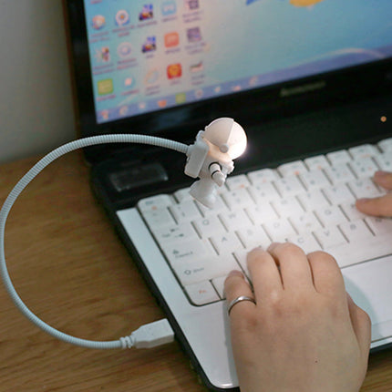Mini astronaut LED-lampe for USB