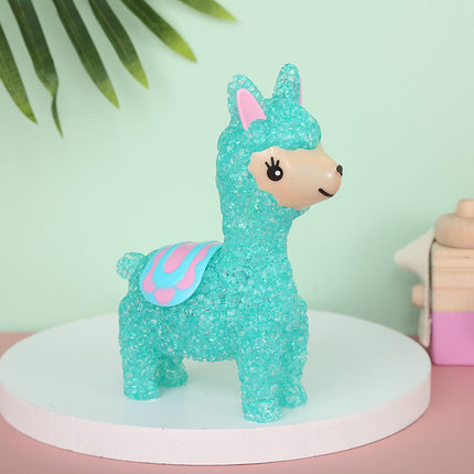 Mini LED nattlys formet som lama