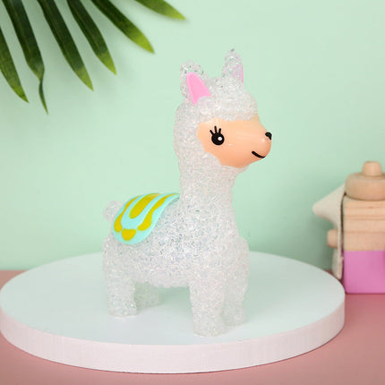 Mini LED nattlys formet som lama