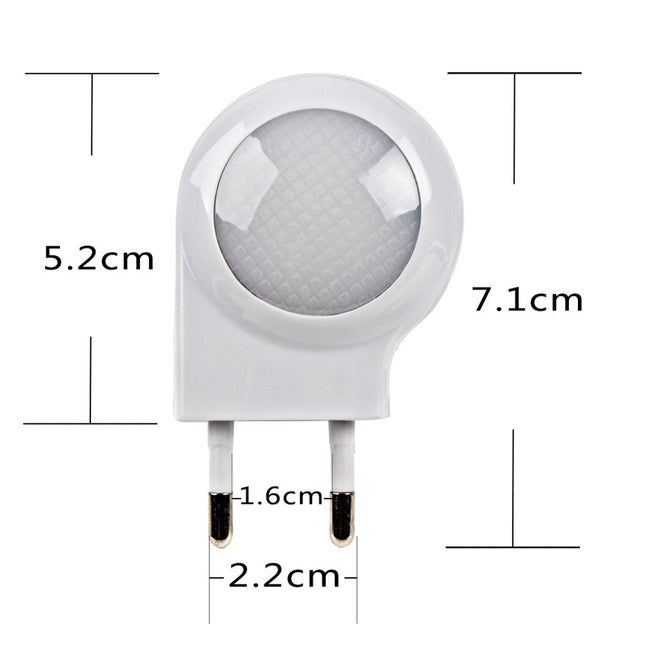 Mini LED vegglampe med lyssensor