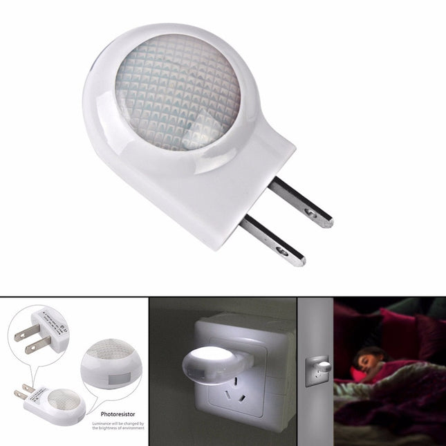 Mini LED vegglampe med lyssensor