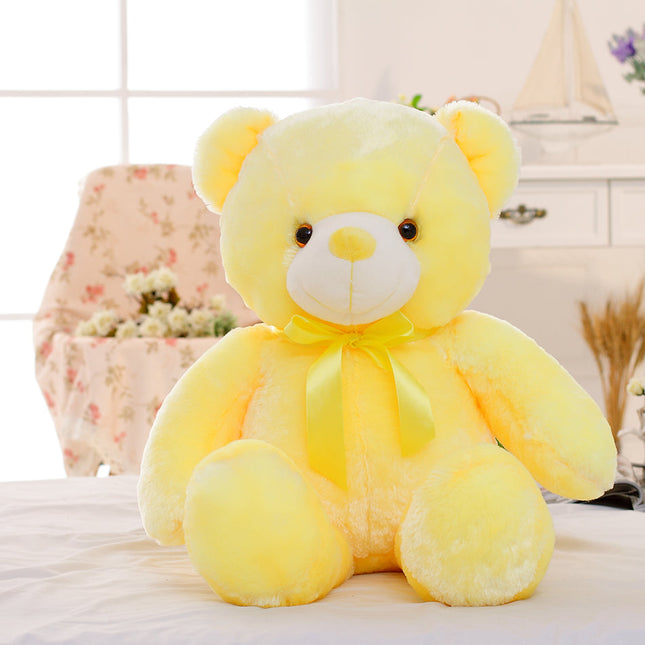 Lysende LED teddybjørn for barn