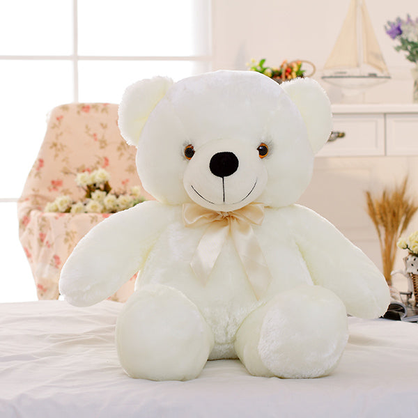Lysende LED teddybjørn for barn