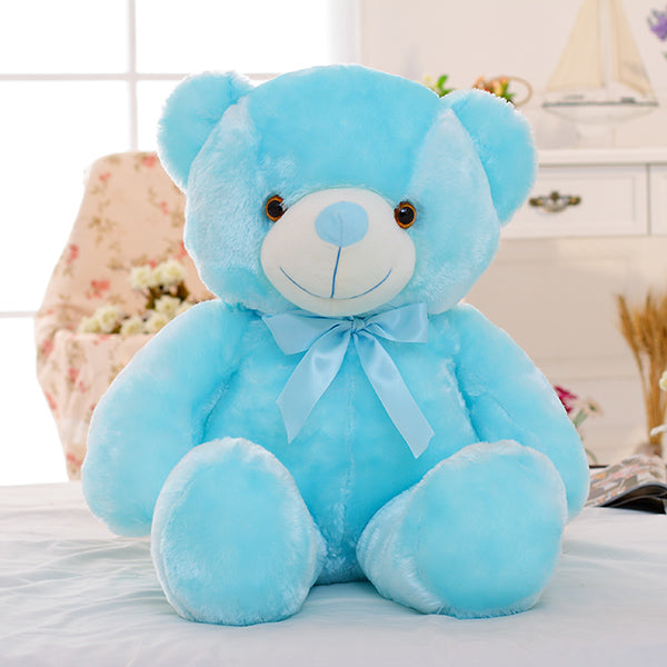 Lysende LED teddybjørn for barn