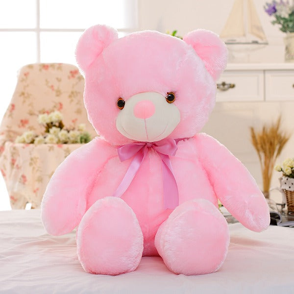 Lysende LED teddybjørn for barn