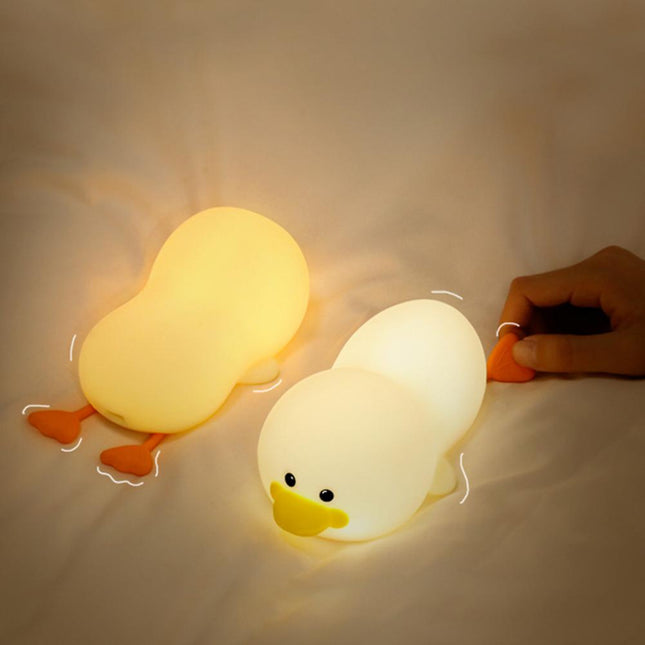 Nattlampe formet som liggende andunge