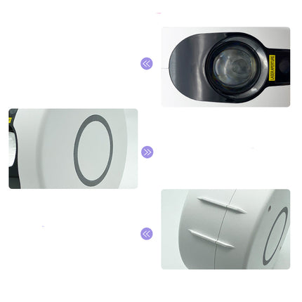 Fargerik galakse projektor med stjernetåke