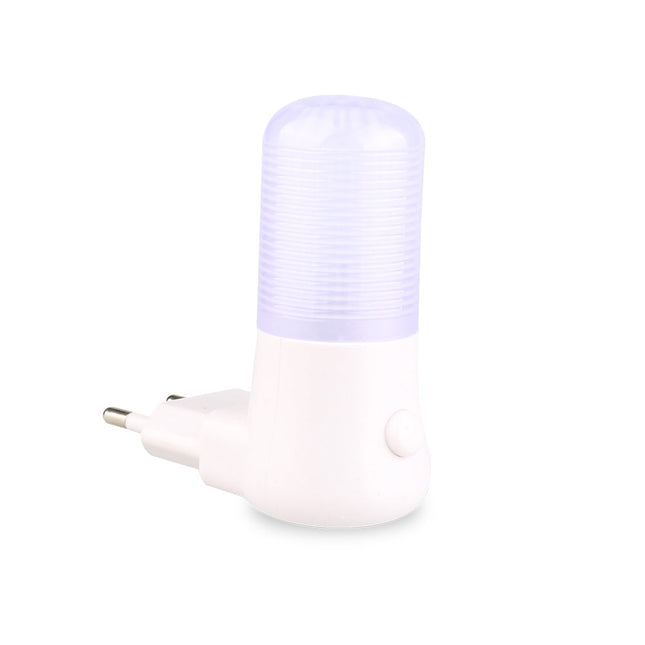 Nattlampe for stikkontakt med varmhvitt lys