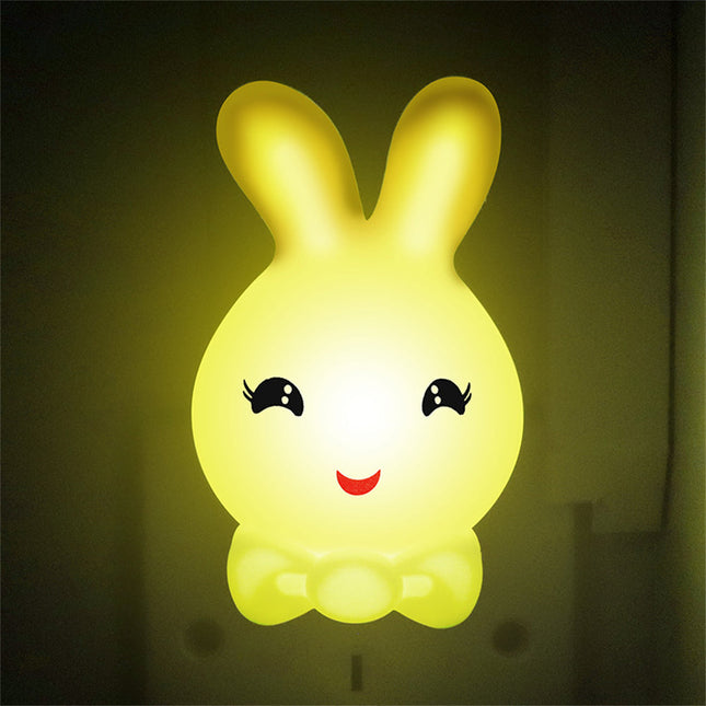 LED nattlys for stikkontakt kaninformet