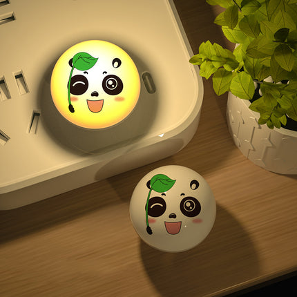 LED nattlampe til stikkontakt panda