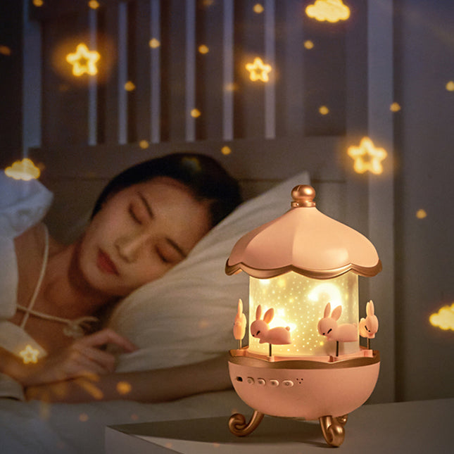 Roterende stjerneprojektor med Bluetooth-høyttaler