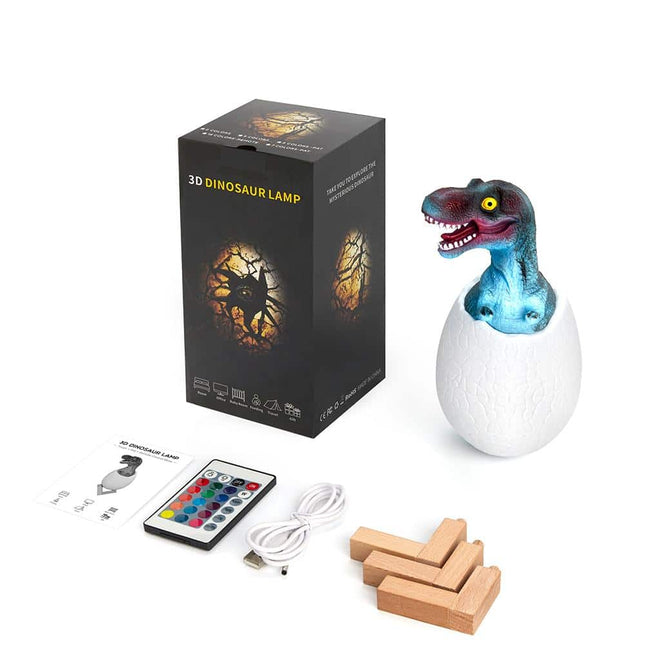 Dinosaur egg nattlys for babyrom