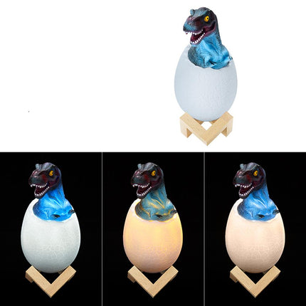 Dinosaur egg nattlys for babyrom