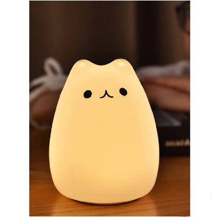 Oppladbart nattlys for barn katt