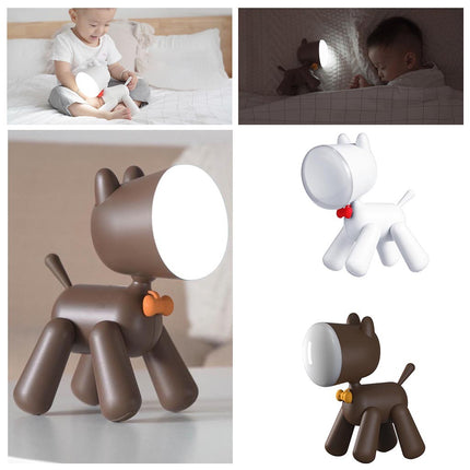 Oppladbar nattlampe hund med touch