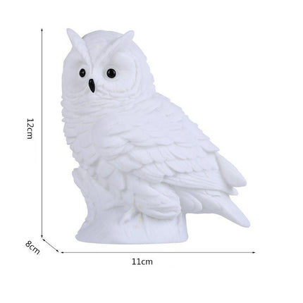 Ugle nattbordlampe i myk silikon