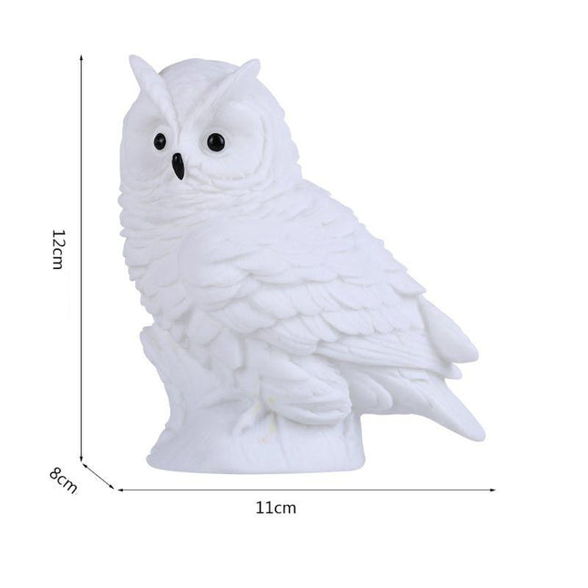 Ugle nattbordlampe i myk silikon