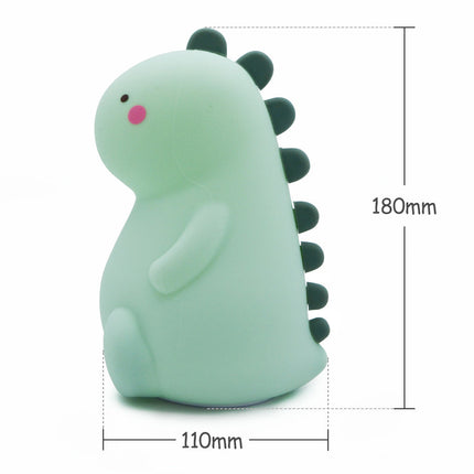 Fargerik dinosaur nattlys i silikon