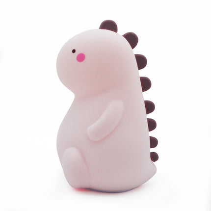 Fargerik dinosaur nattlys i silikon