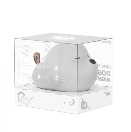 Trygg nattlampe for barn valp design