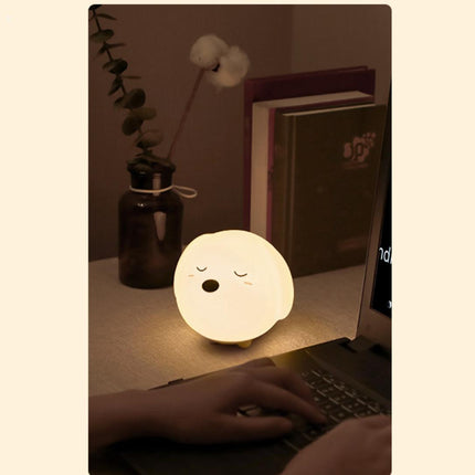 Trygg nattlampe for barn valp design