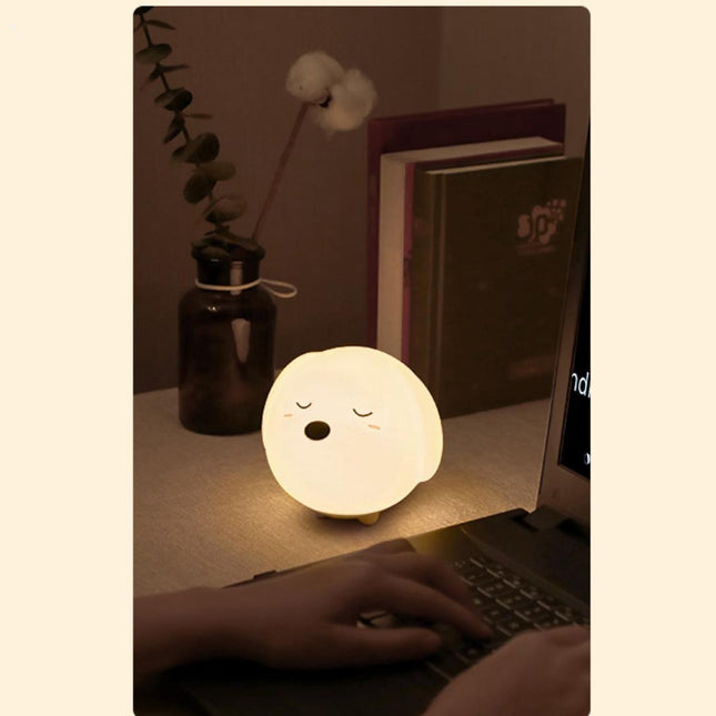 Trygg nattlampe for barn valp design