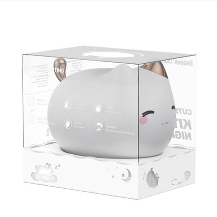 Søt kattunge nattlampe for barn