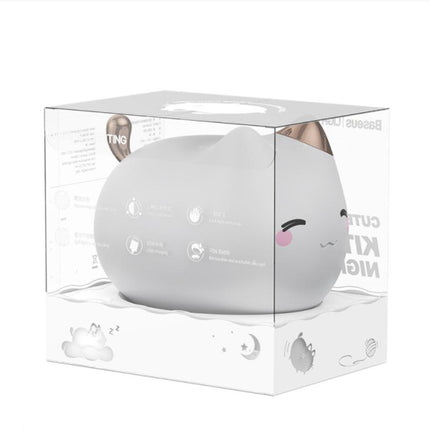 Søt kattunge nattlampe for barn