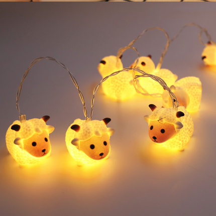 Lyslenke med søte små sauer