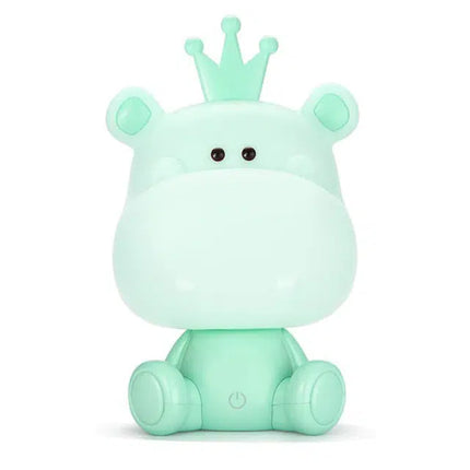 Søt flodhest nattlampe til barnerommet