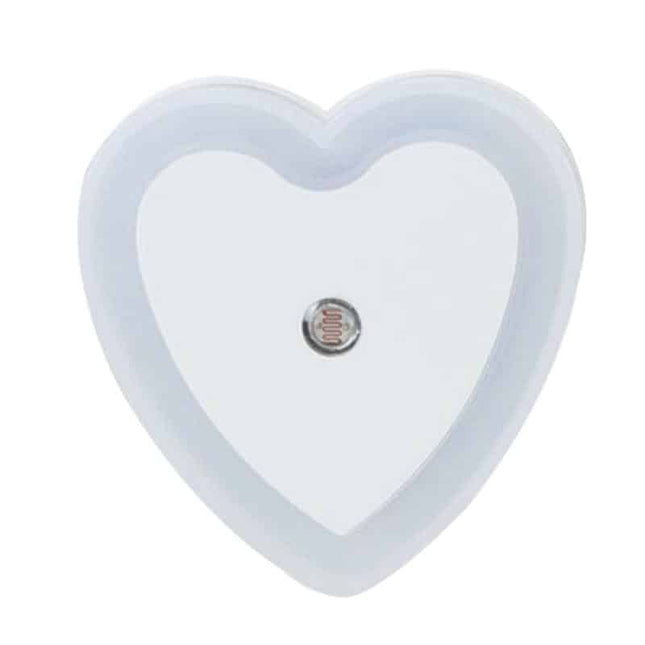 Smart hjerteformet LED nattlys med sensor