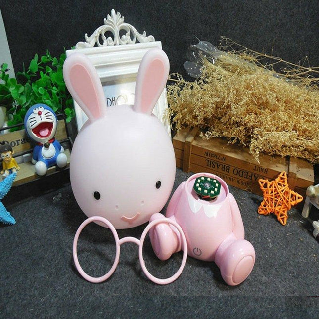 Touch-styrt kanin nattlampe for baby