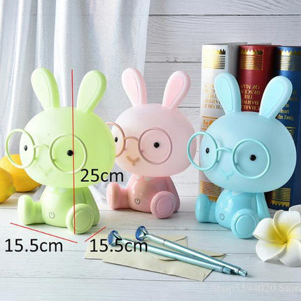 Touch-styrt kanin nattlampe for baby