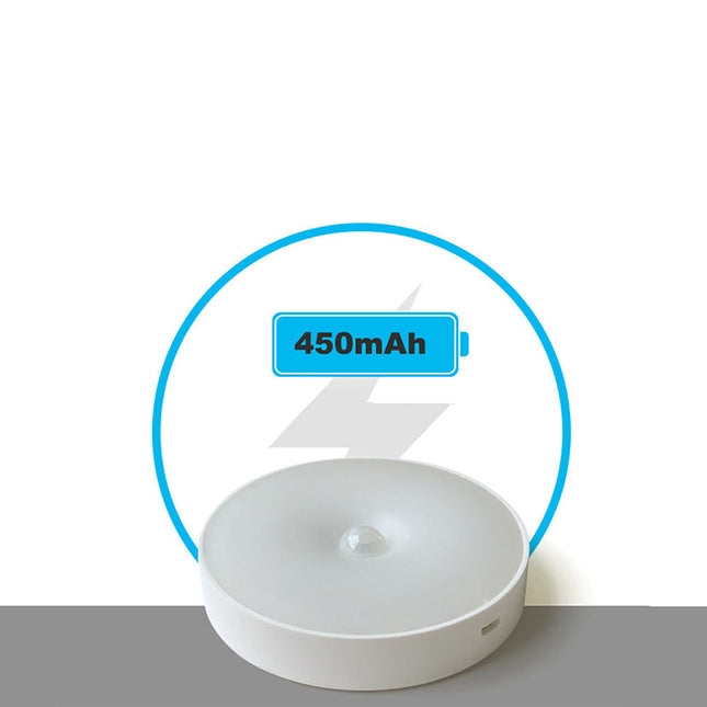 LED nattlys med bevegelsessensor, USB-oppladbar