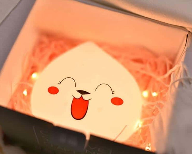 Glad silikon nattlampe med touch