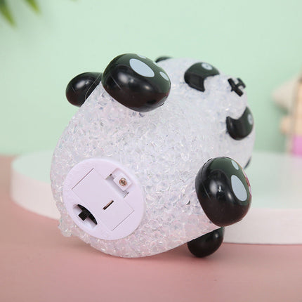 Panda LED-nattlampe med fargeskift